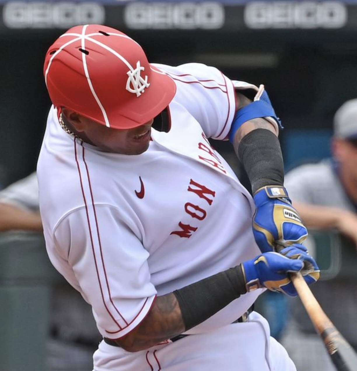 UNISWAG on X: The @Royals with the retro Kansas City Monarchs