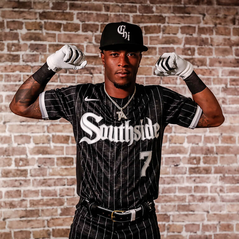 White sox sales pinstripe jersey