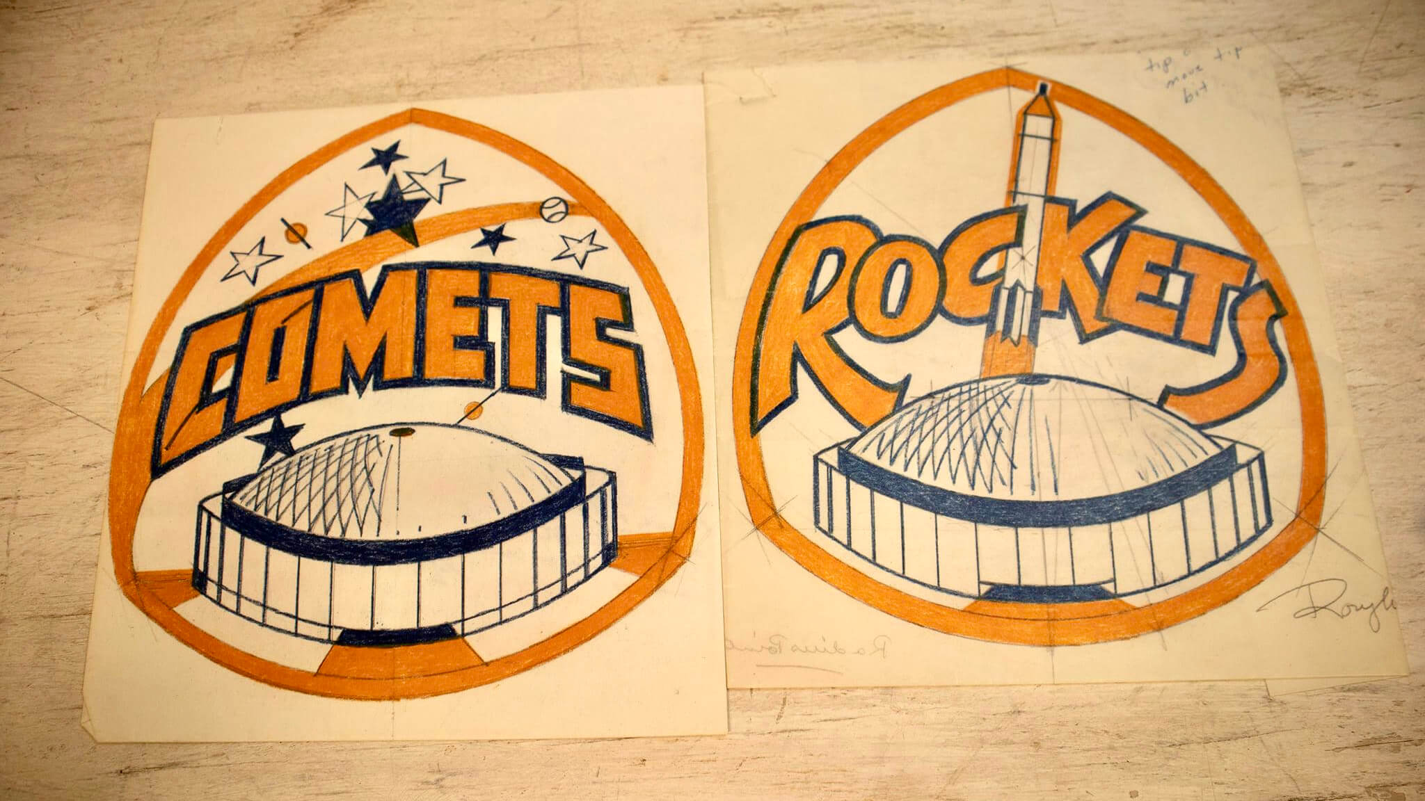 Early Astros Design Sketches Show What Might Have Been