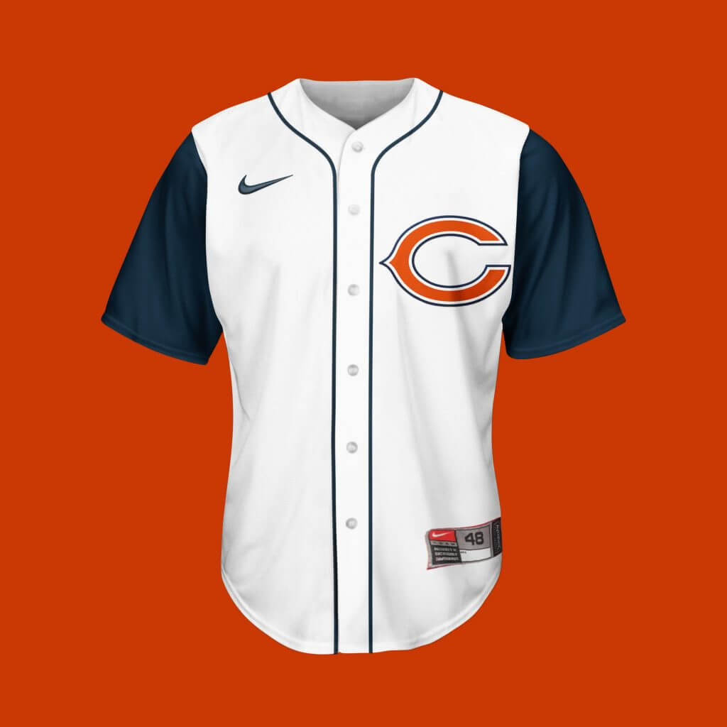 nfl x mlb jersey swap chicago bears｜TikTok Search