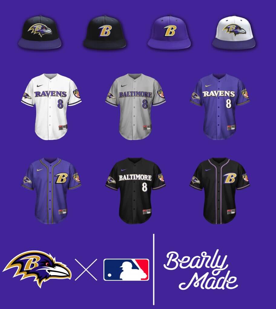 Brandus Foust Creates MLB x NFL Crossover Concepts (Part II)