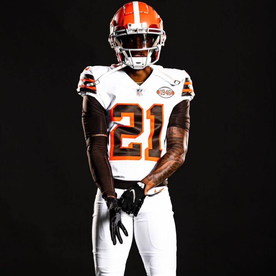 Cleveland browns shop throwback jersey