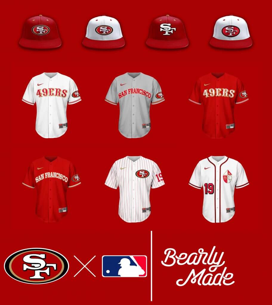 ESPN - MLB 🤝 NFL Baseball uniforms with football flavor