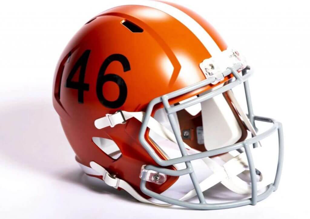 2021 Browns alternate uniform: 1946 shadowbox?