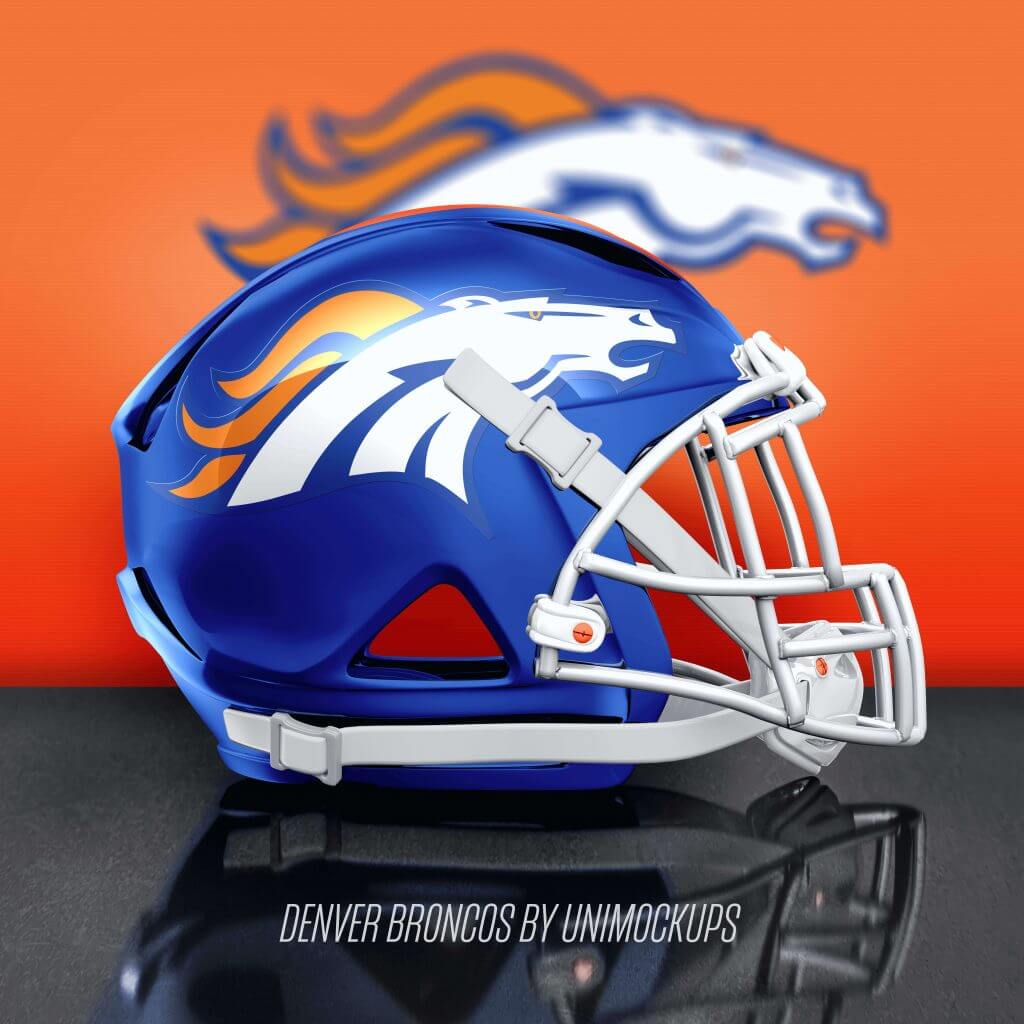 Alternate Helmet Mockups : r/DenverBroncos