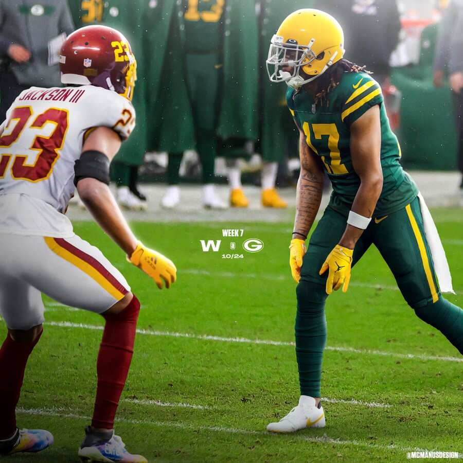 NFL on ESPN - The Green Bay Packers unveiled their 50s Classic Uniforms,  which will be worn on Oct. 24 at Lambeau against the Washington Football  Team 