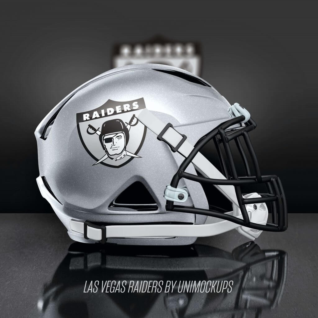 raiders afl helmet