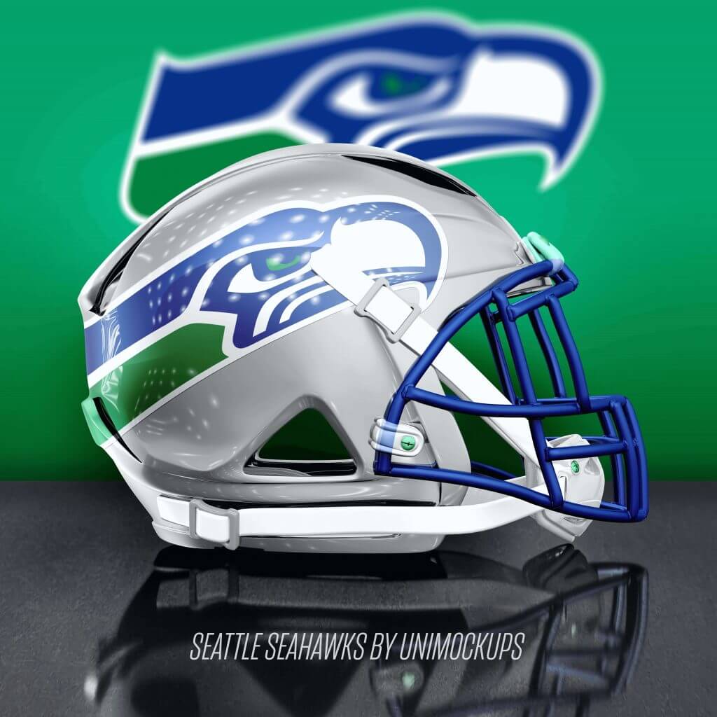 NFL Alternate Helmets, Part 1 While they won't be worn in 2022, I'd love  to see these retro Seahawks unis & silver helmets make a return…