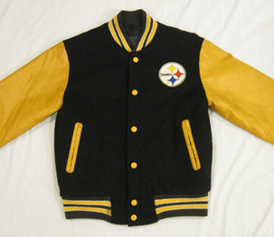 Pittsburg Steelers Football vintage Letterman style stadium Puma