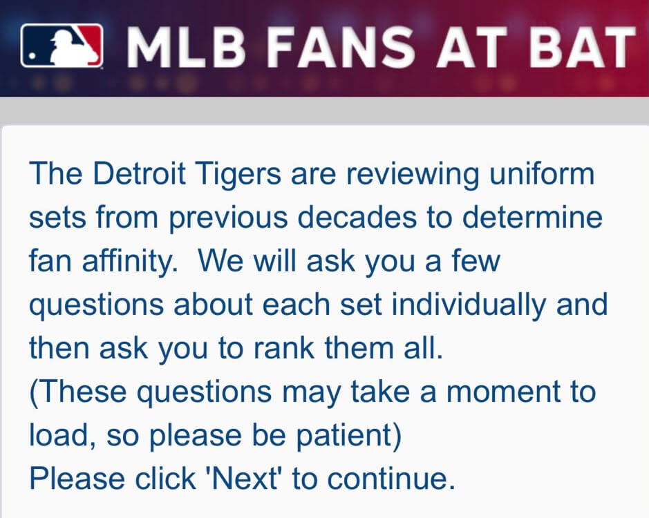 MLB Detroit Tigers Baseball Jersey Arena Gear Men's Button Up