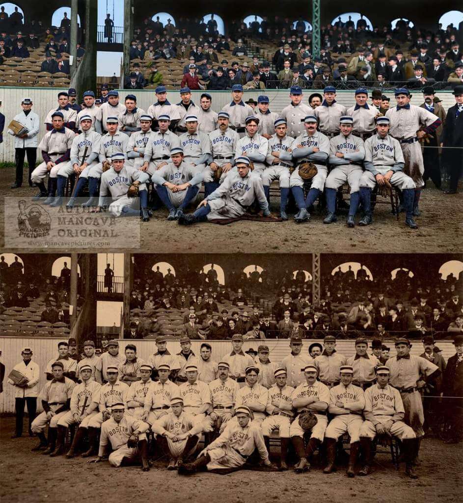 I Restored And Colorized Century-Old Photos From Major League Baseball