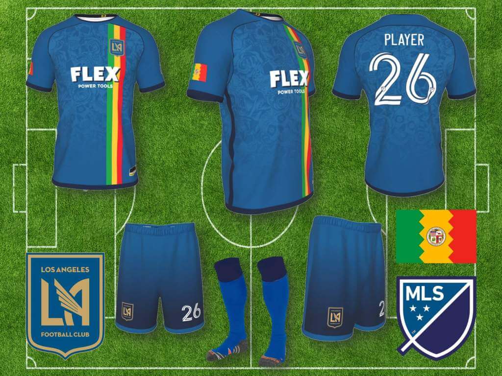 uniforme de los angeles fc 2021