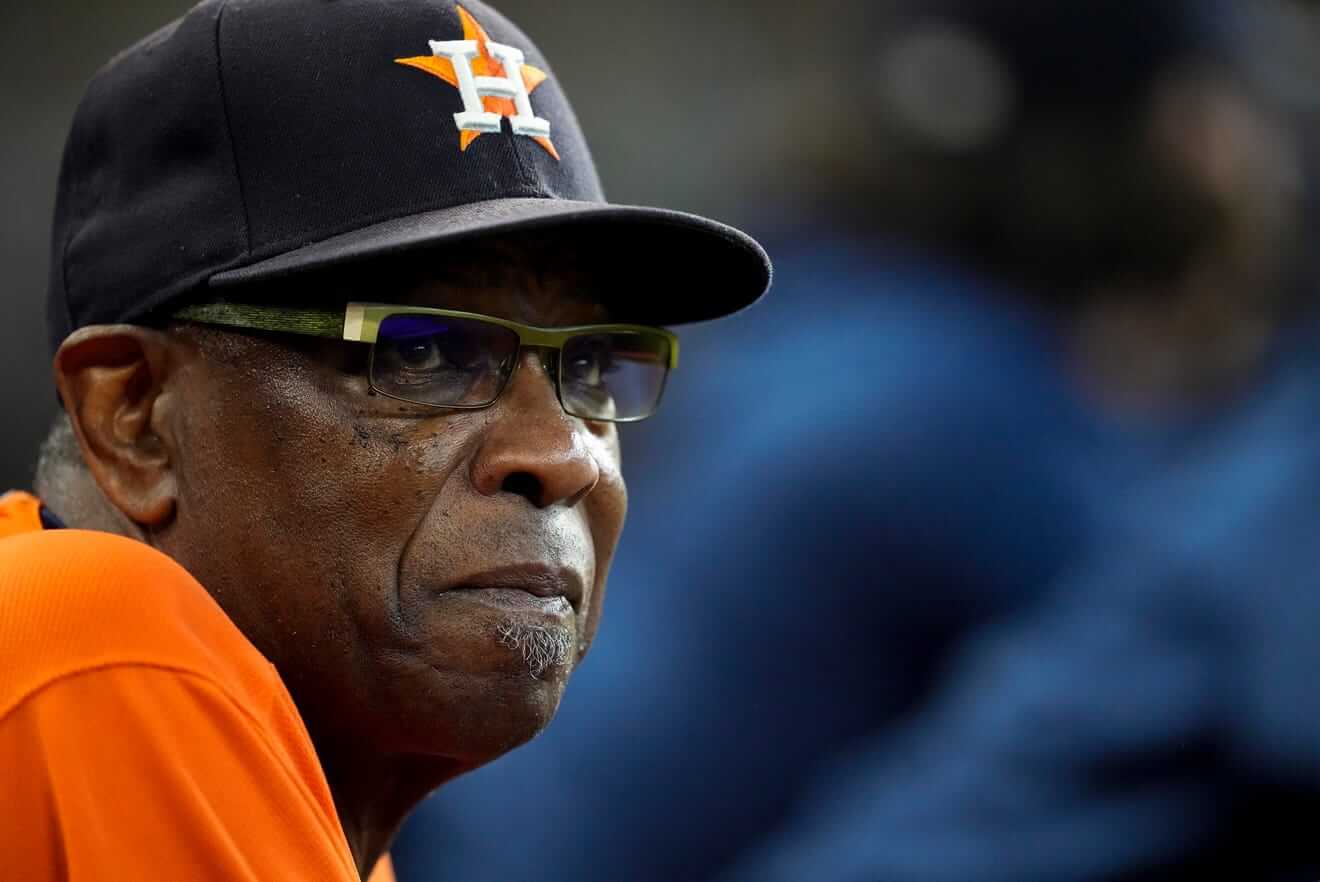 World Series: Astros manager Dusty Baker's wristbands on display