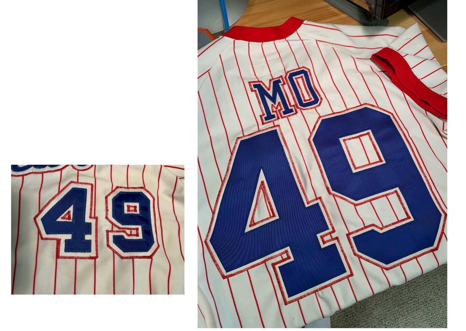 Bill Henderson: The Game Worn Guide to MLB Jerseys / The Dream Shop -  Tagging certainly has changed in forty years. Rawlings red label tag on  the old one is like an