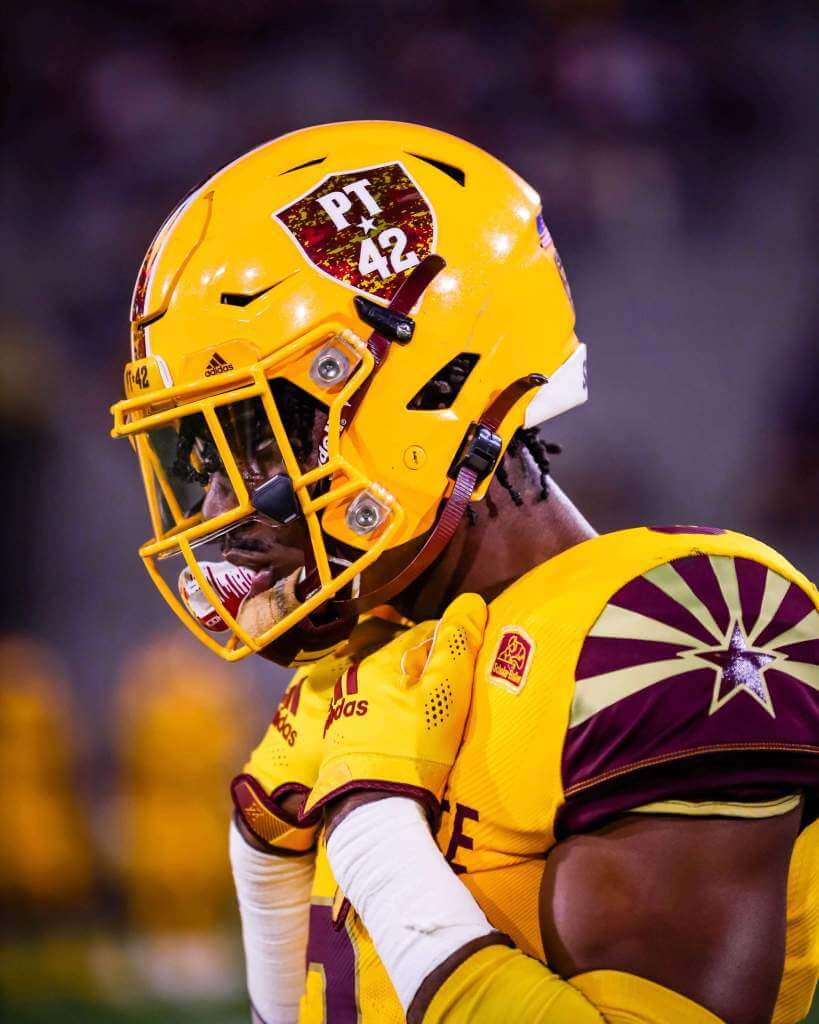 A closer look at ASU's Salute to Service football uniforms