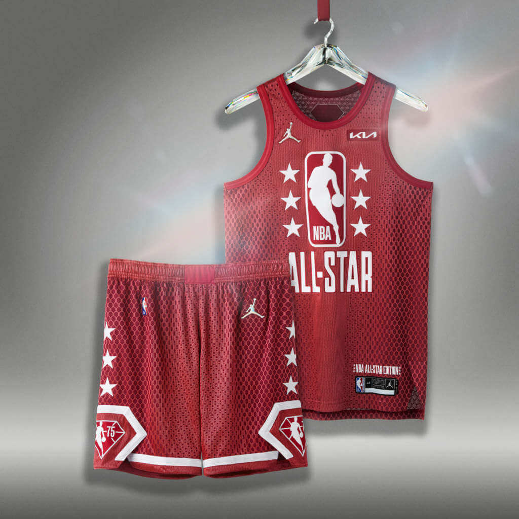 NBA All Star Game 2020 Basketball Shorts Red - Rare Basketball Jerseys