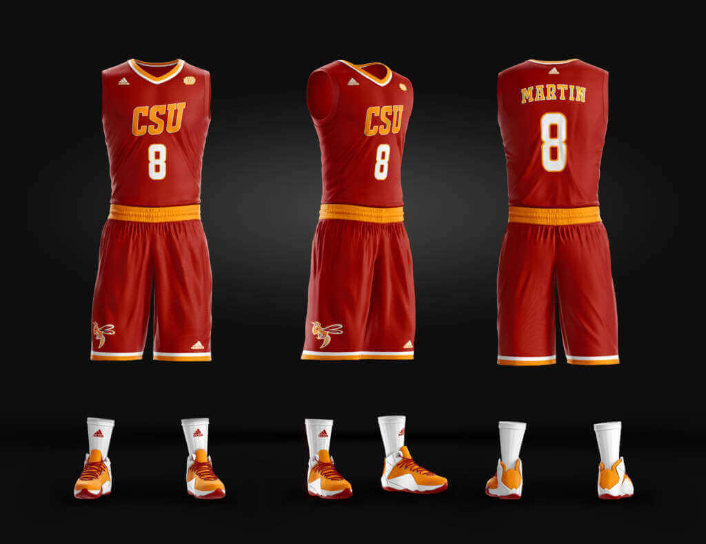 College Hoops Uniform Designs for a Film Production | Uni Watch