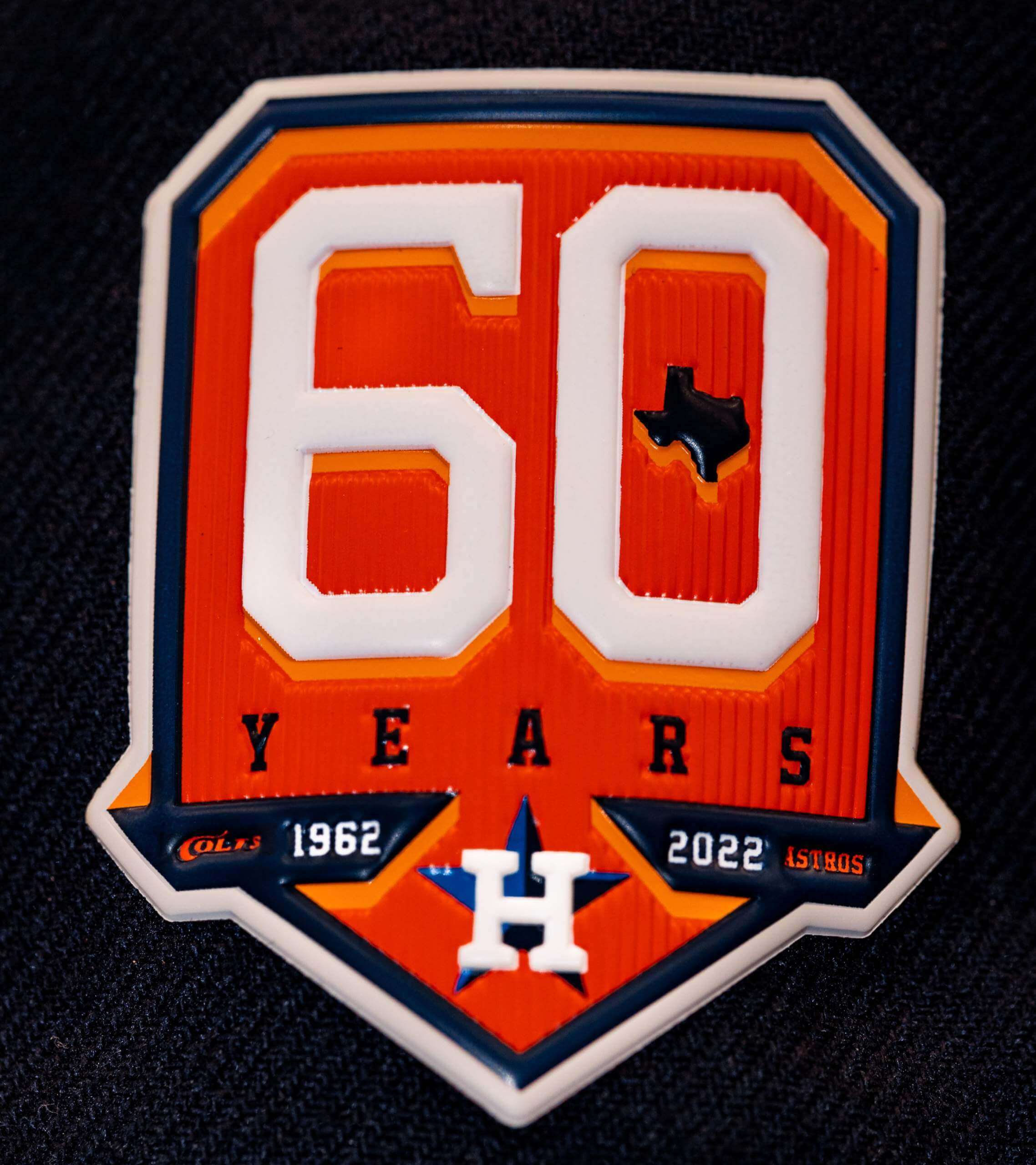 houston astros 60 year patch