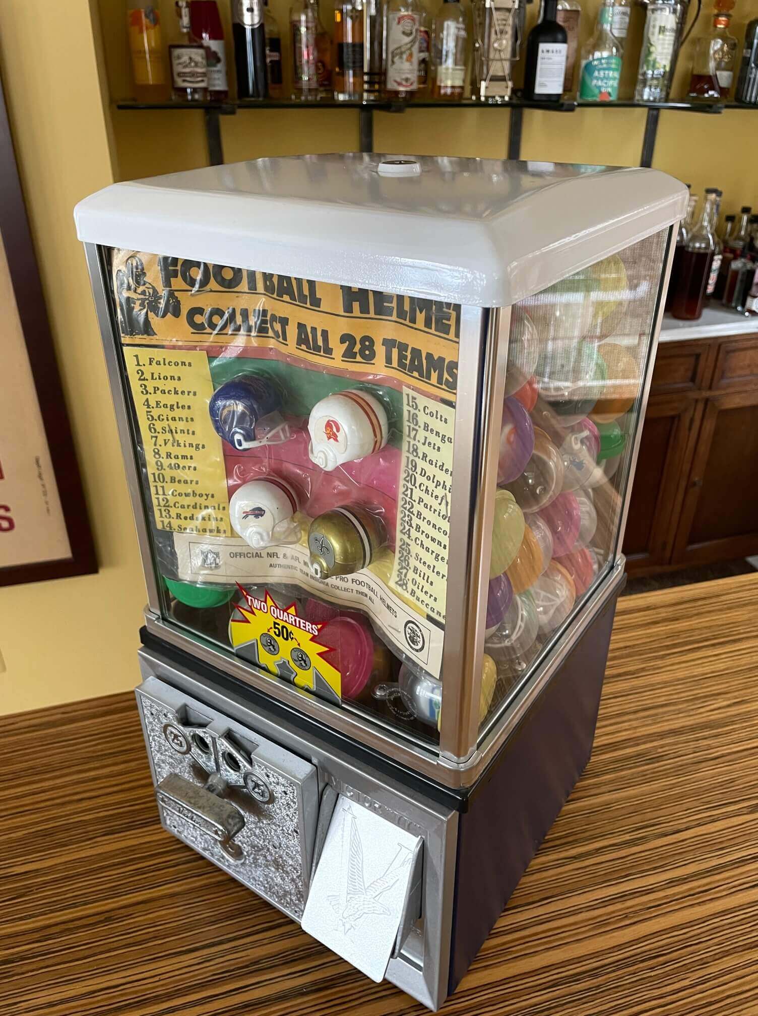 Anyone remember these mini football helmets you would get from gumball  machines? : r/nostalgia