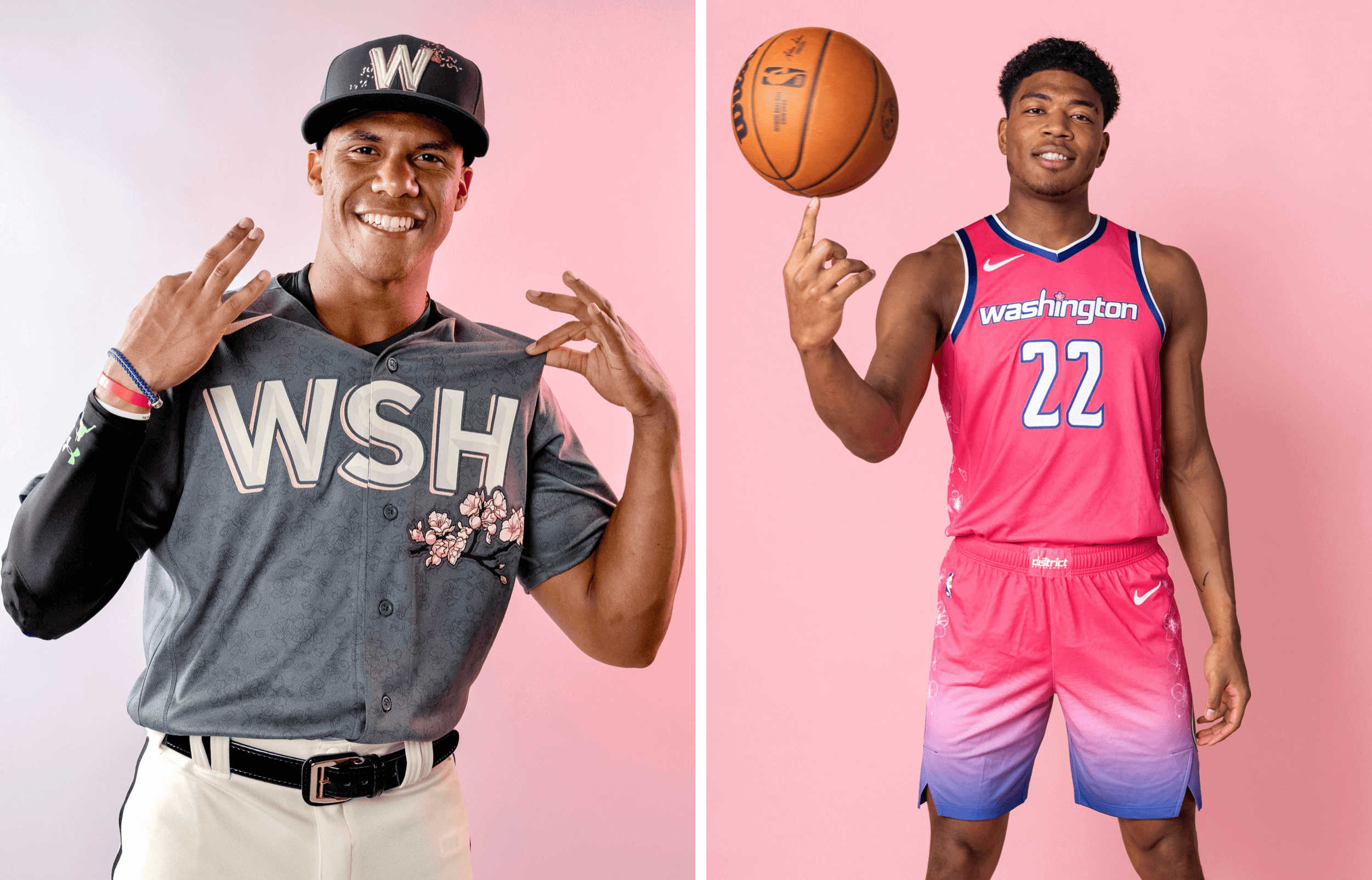 Think Pink: Nats, Wiz Unveil Cherry Blossom–Themed Alternates