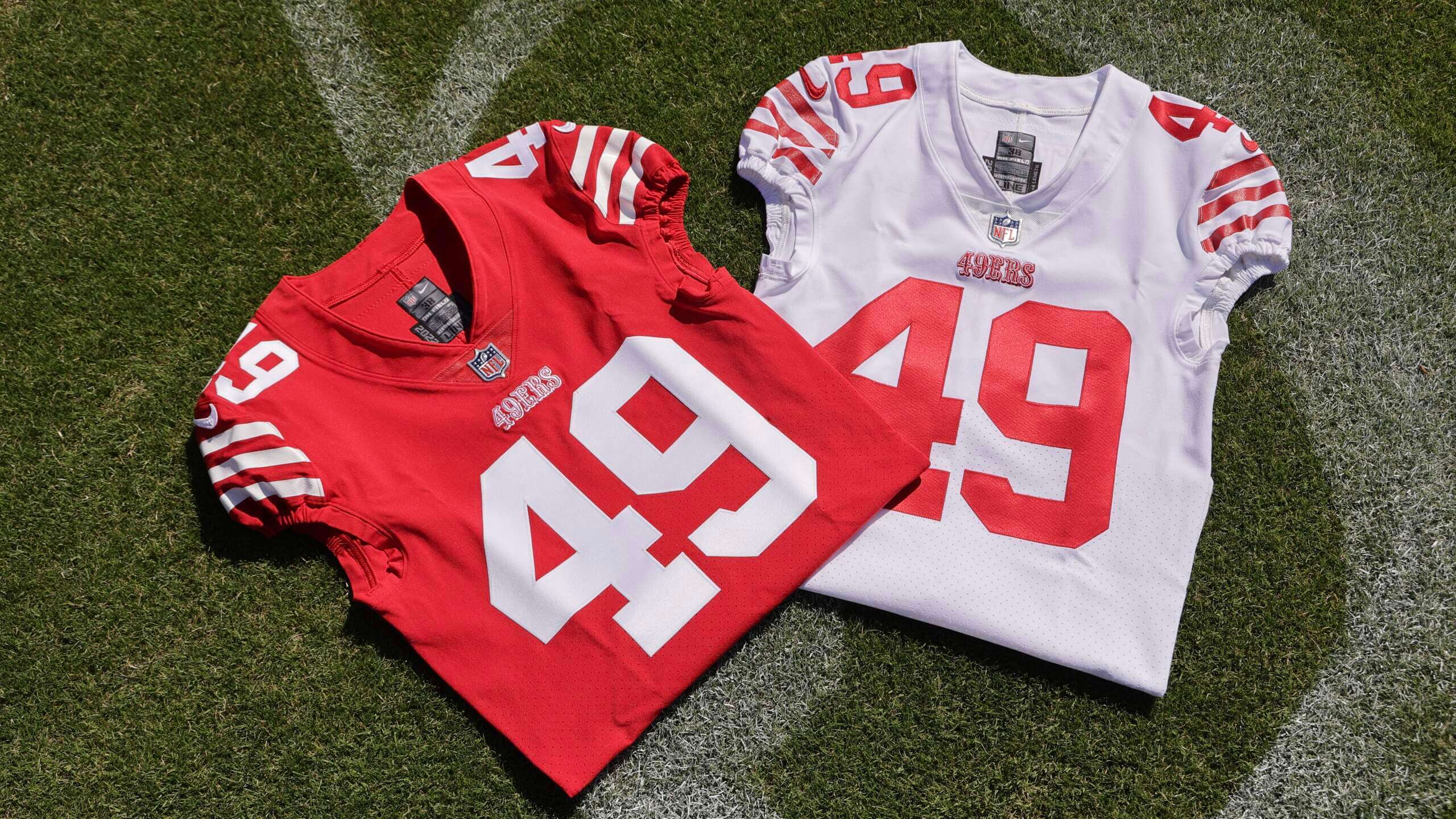 49ers Tweak Uniforms Ahead of NFL Draft