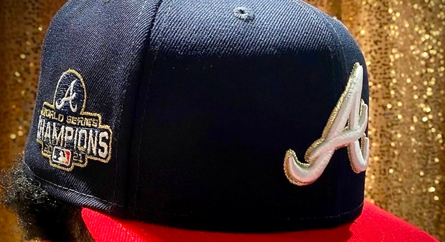 Dodgers Gold-Trimmed World Series Champions Cap Leaked