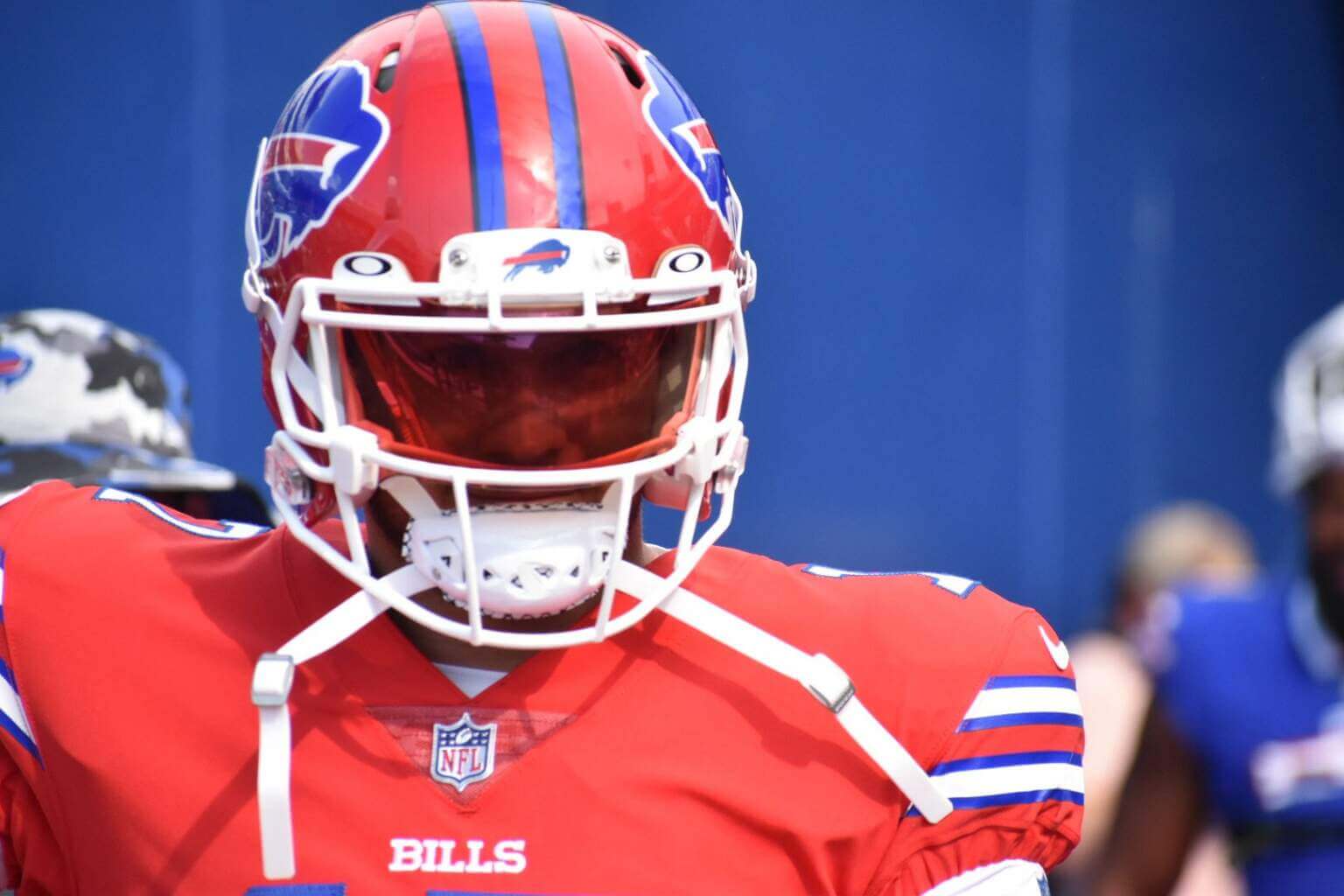 Red Alert: Bills’ Josh Allen Teases Red Buffalo Helmet | Uni Watch