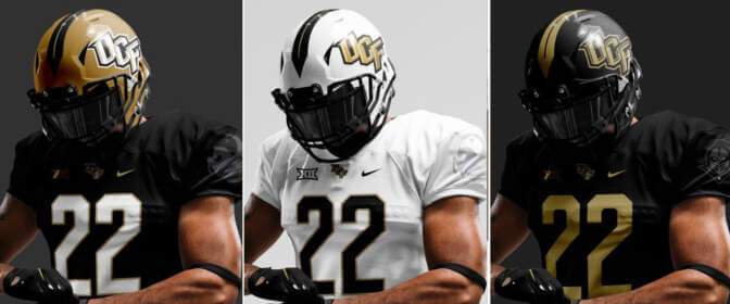 UCF Knights Football Releases New Unis for 2022 | Uni Watch