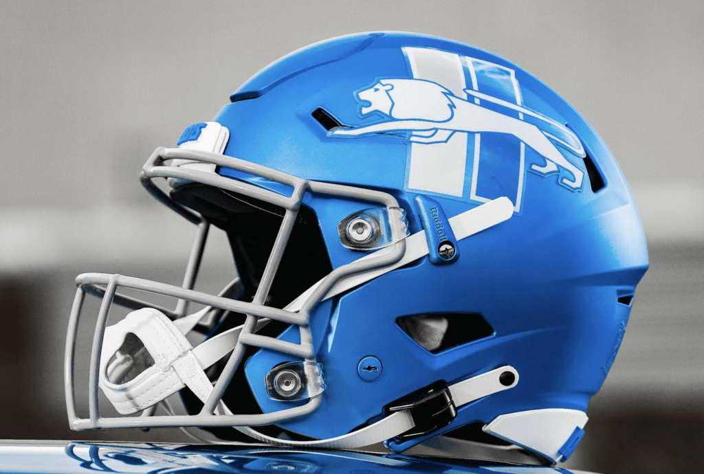 Detroit Lions Unveil New Blue Alternate Helmet