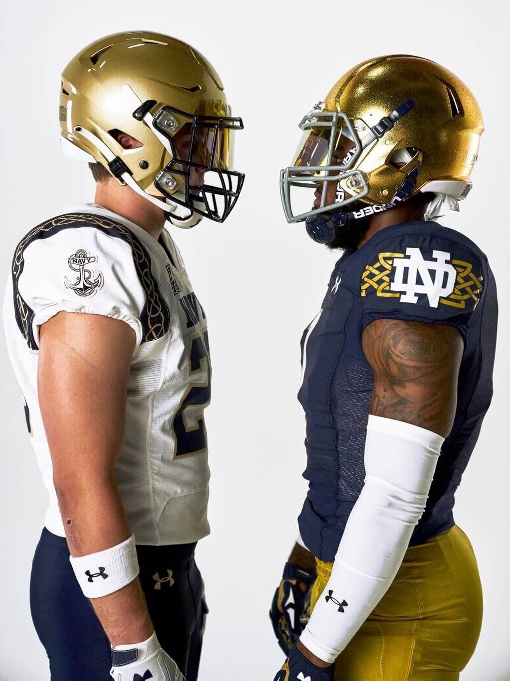 Notre Dame and Navy to Debut Alternate Unis for Week 0 in Ireland Uni