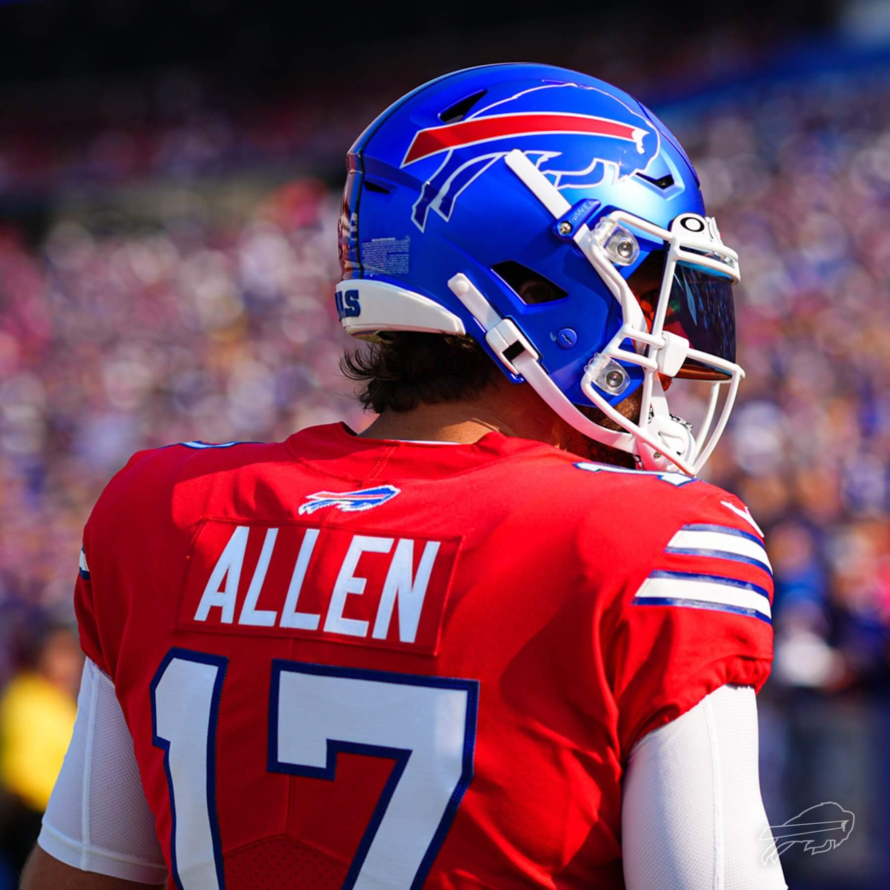 Josh Allen At It Again: Teases Blue Buffalo Helmet | Uni Watch