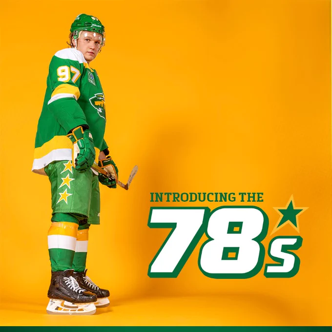 North stars hot sale wild jersey