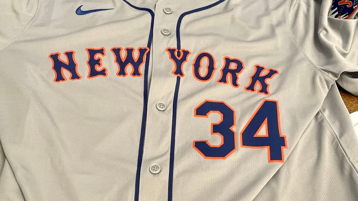 Mets authentic road jersey best sale