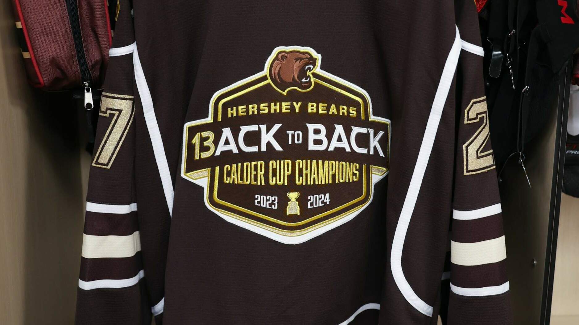 Hershey Bears will wear a special Champions sweater for two games to open the season