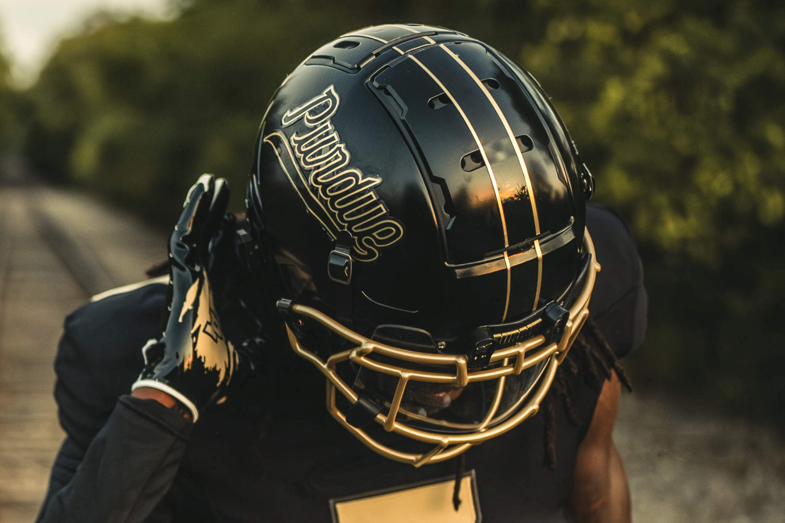 Purdue Football Unveils New Helmet, All-black Uni, For Friday Night ...