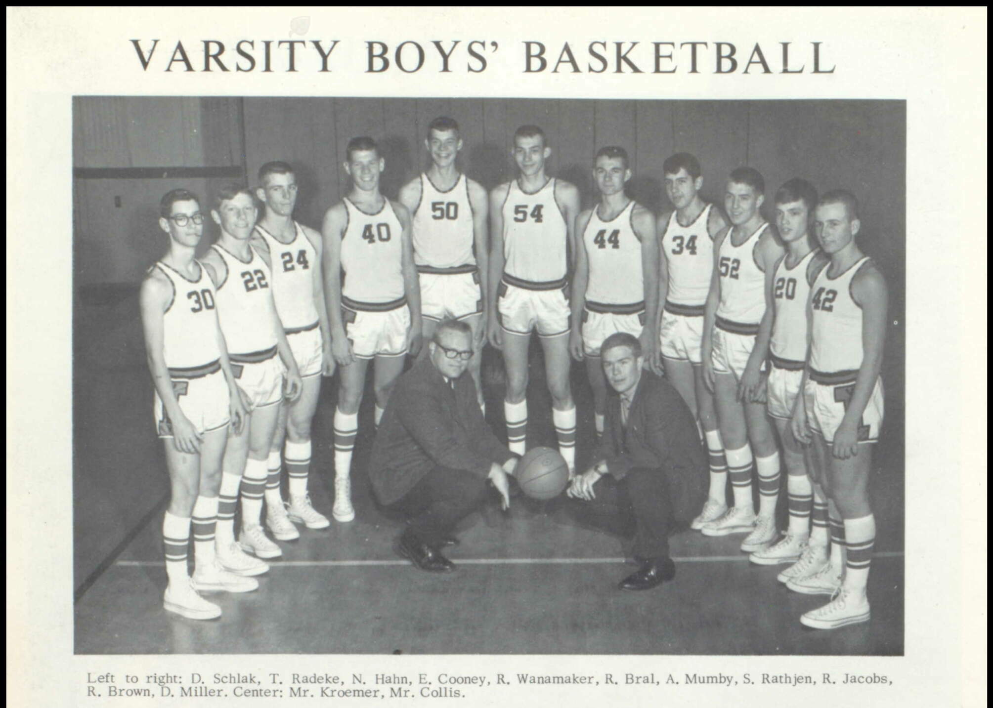 Uni Watch Show and Tell: 1965-66 Iowa Valley HS Boys’ Basketball | Uni Watch