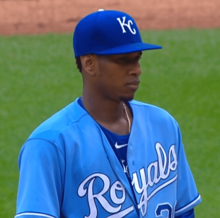 Game-Used Yordano Ventura Memorial Day Jersey