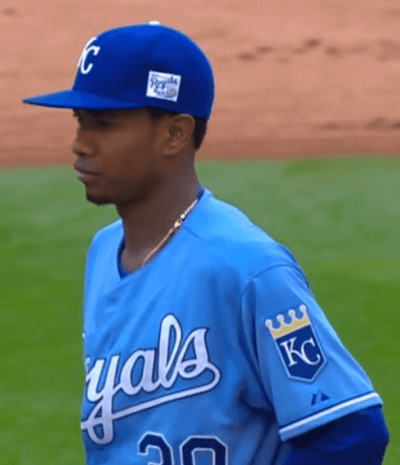 Game-Used Yordano Ventura Memorial Day Jersey